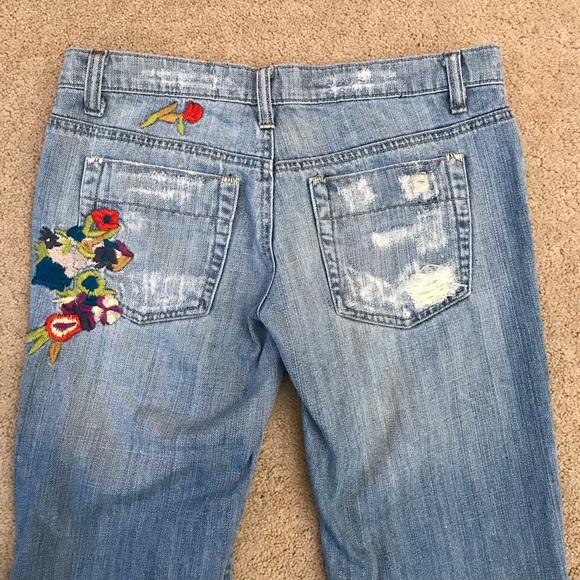 Joes Distressed Denim Blue Jeans Havens Retro 1971 Womens Waist 27 US Size 4 y2k - Picture 5 of 14